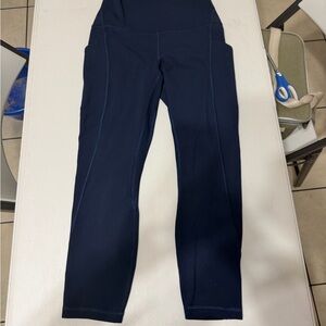 Lululemon Athletica Deep Blue Capri